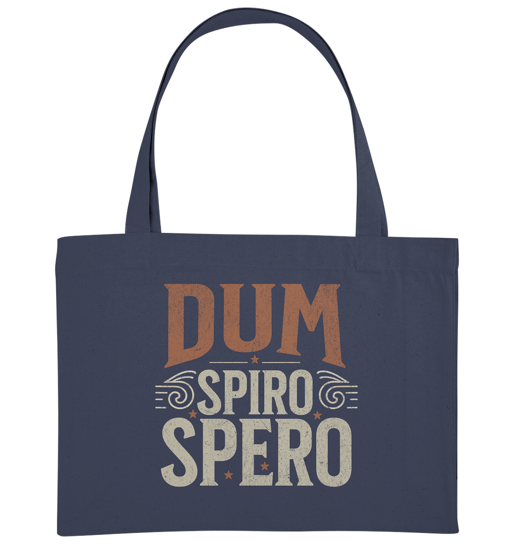 Dum Spiro Spero - Solange ich atme, hoffe ich - Organic Shopping-Bag