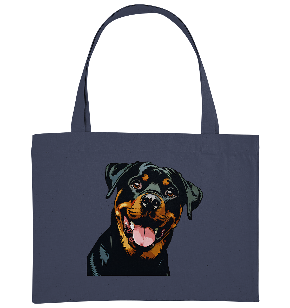 Rottweiler  Comic - personalisierbar - Organic Shopping-Bag