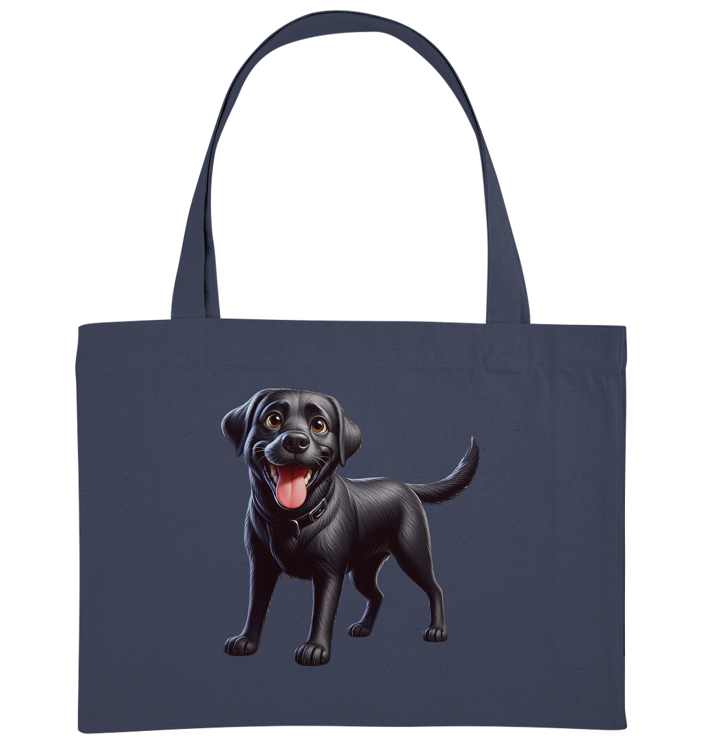 Cartoon Labrador Retreiver - personalisierbar - Organic Shopping-Bag