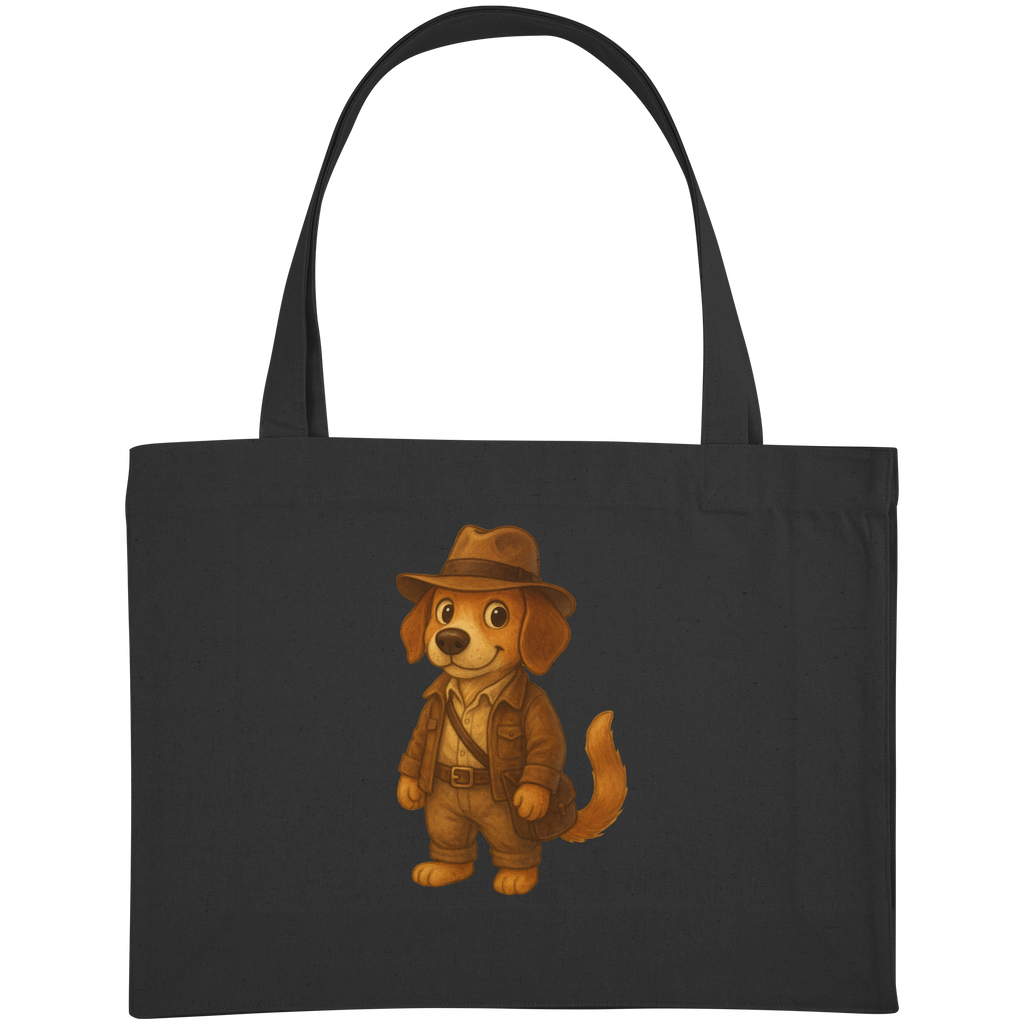 Abenteurer Hunde Cartoon  - Organic Shopping-Bag