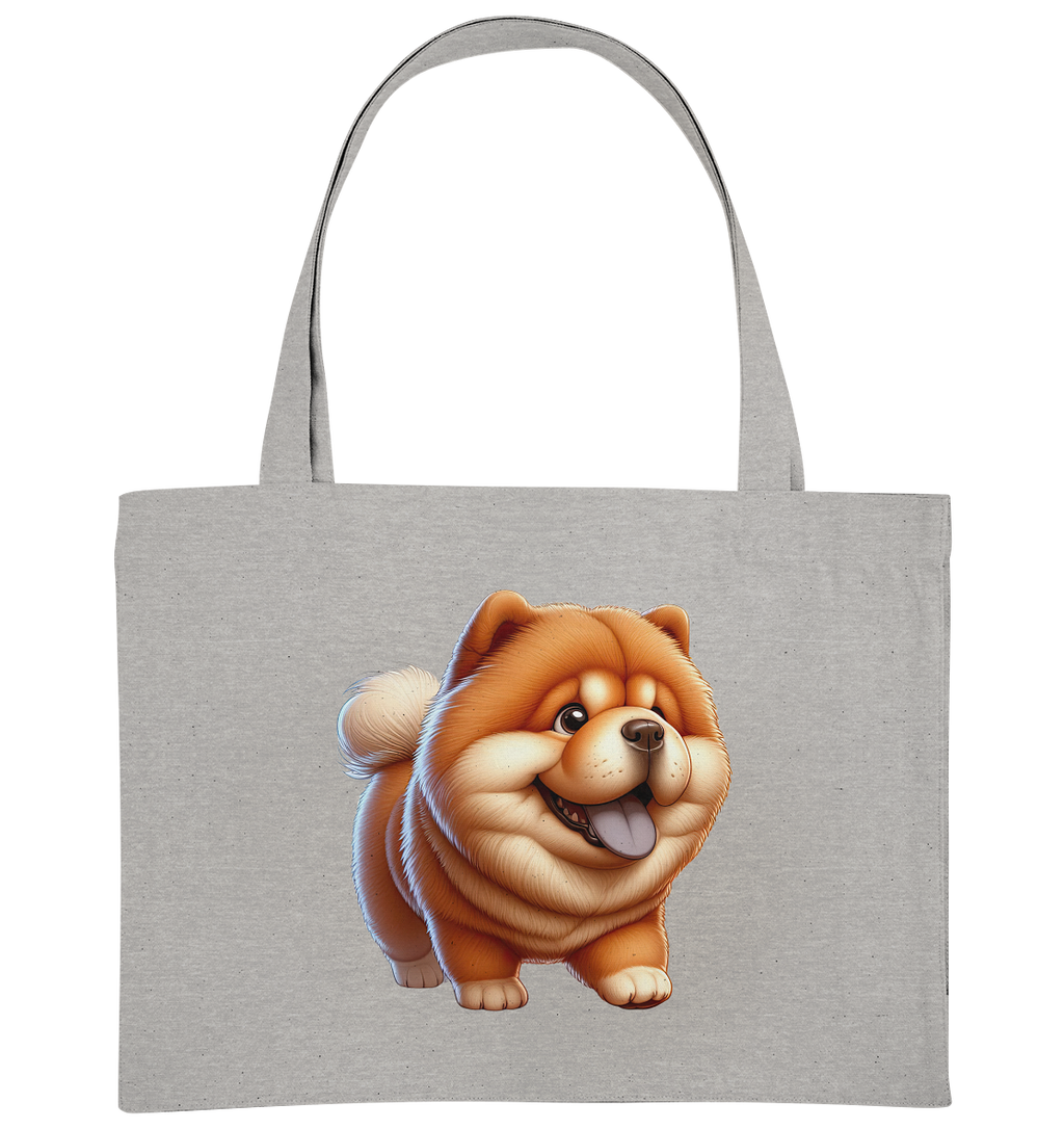 Chow Chow Cartoon Hund - personalisierbar - Organic Shopping-Bag