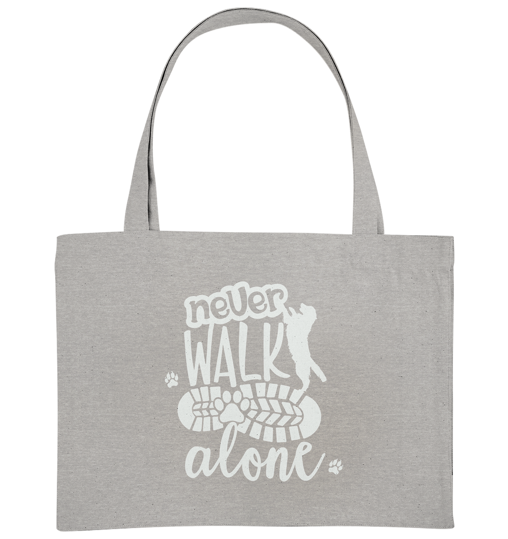 Hundefreunde You never walk alone - personalisierbar - Organic Shopping-Bag