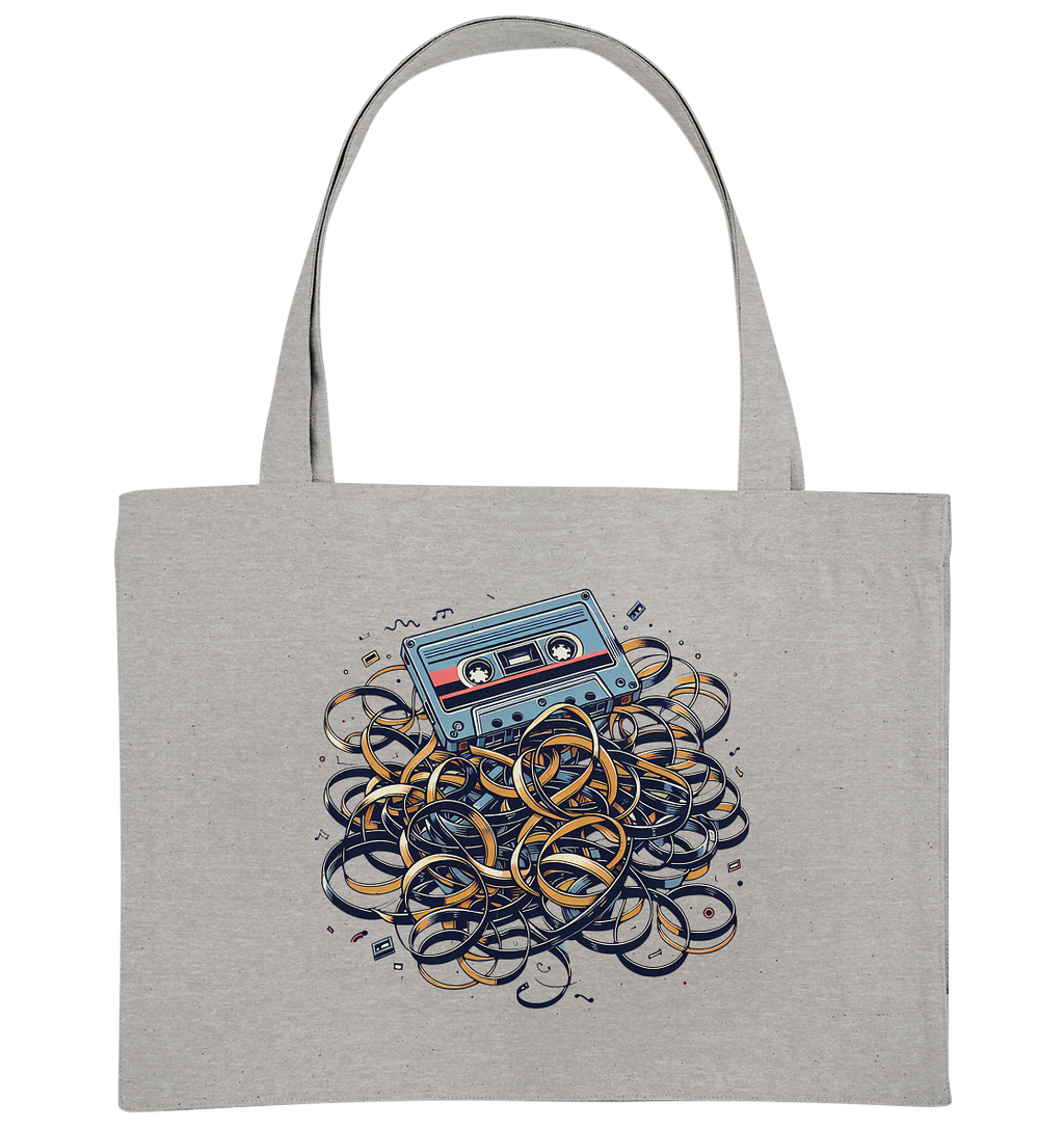 80s Kasettentape - Organic Shopping-Bag