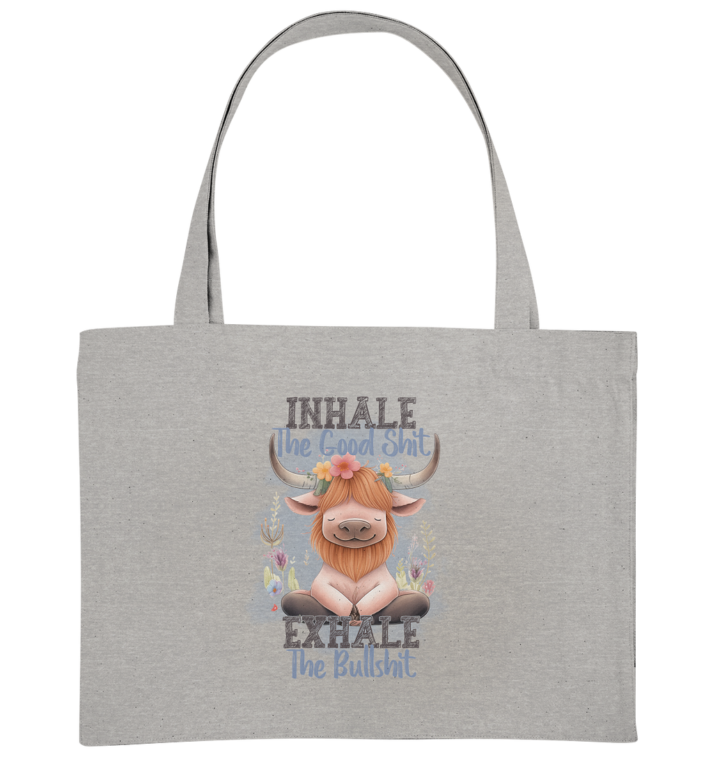 Yoga Highland Kuh - Organic Shopping-Bag