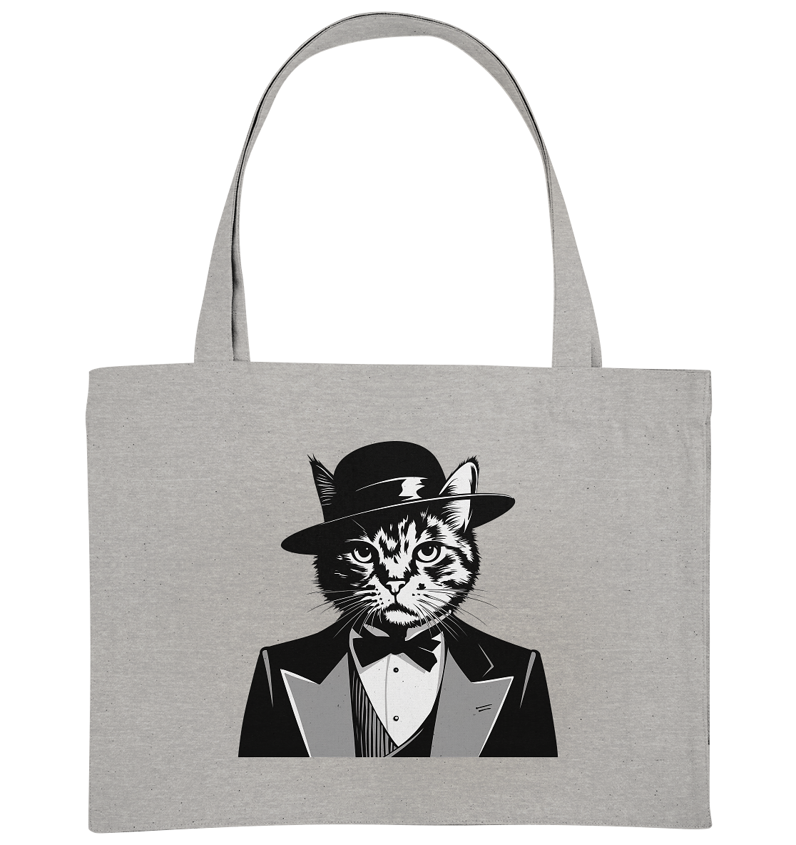 Godfather Katze Mafia - personalisierbar  - Organic Shopping-Bag