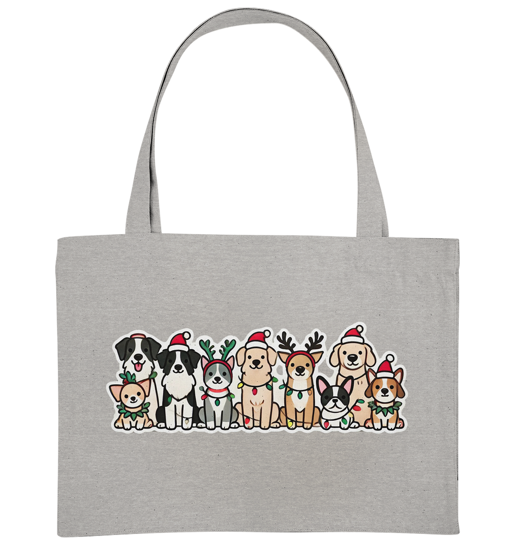 Weihnachten, Christmas Hunde - Organic Shopping-Bag