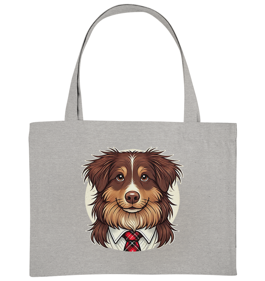 Cartoon Australian Shepherd  - Organic Shopping-Bag