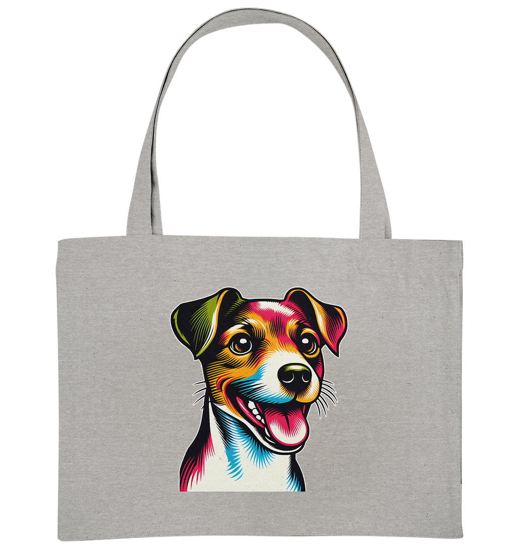 Jack Russell Terrier Pop Art - Organic Shopping-Bag