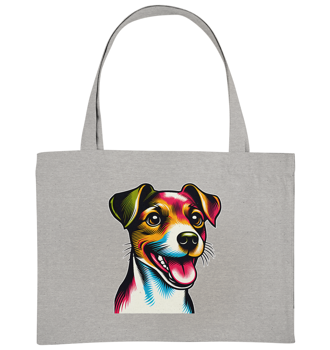 Jack Russell Terrier Pop Art - Organic Shopping-Bag