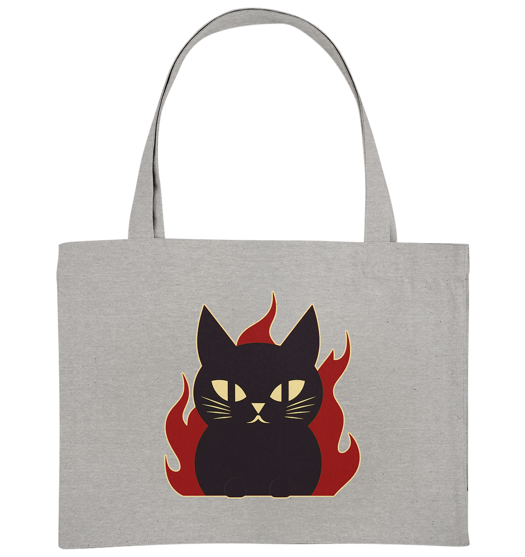 Devil Cat  illustration - Organic Shopping-Bag