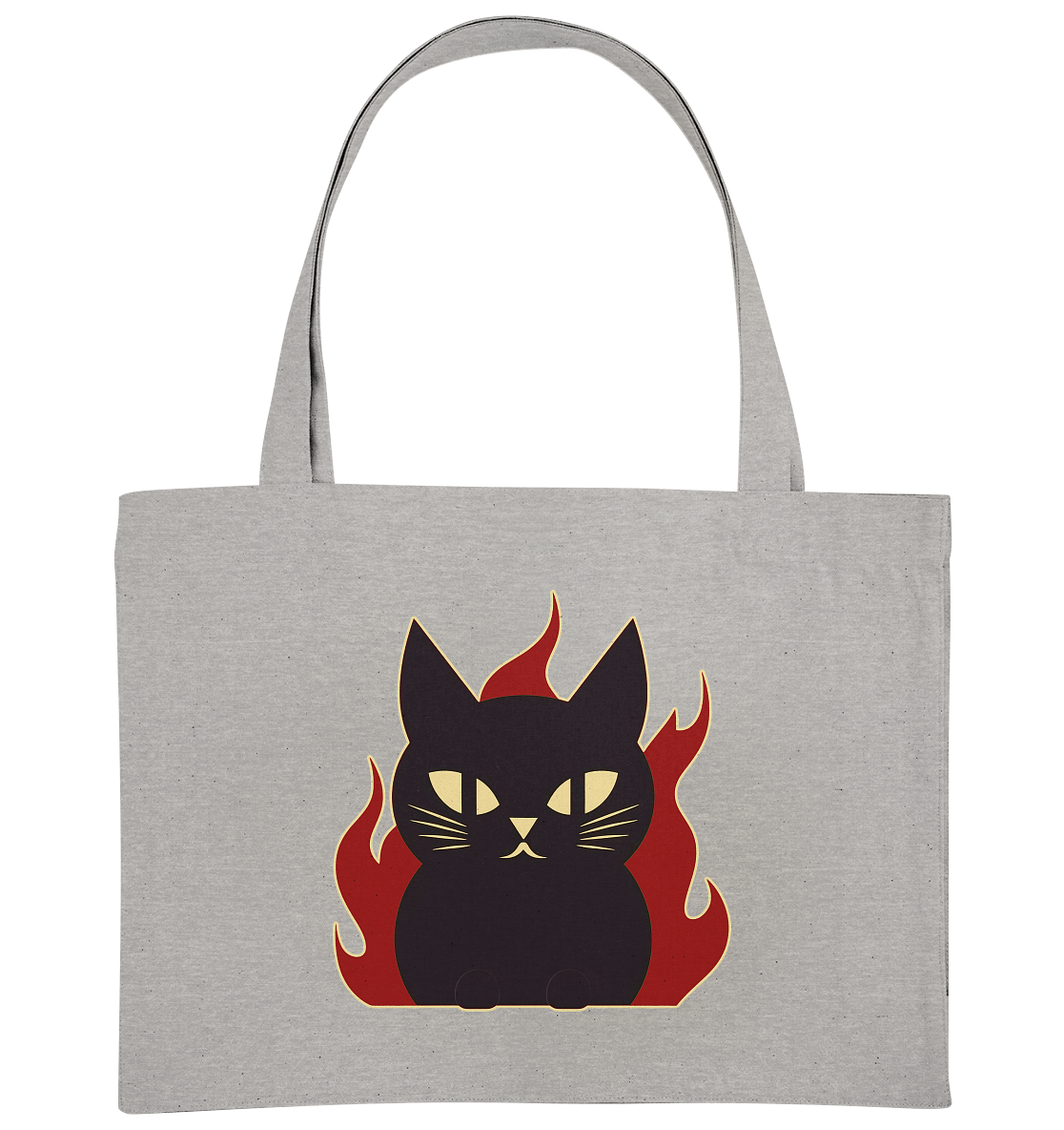 Devil Cat  illustration - Organic Shopping-Bag