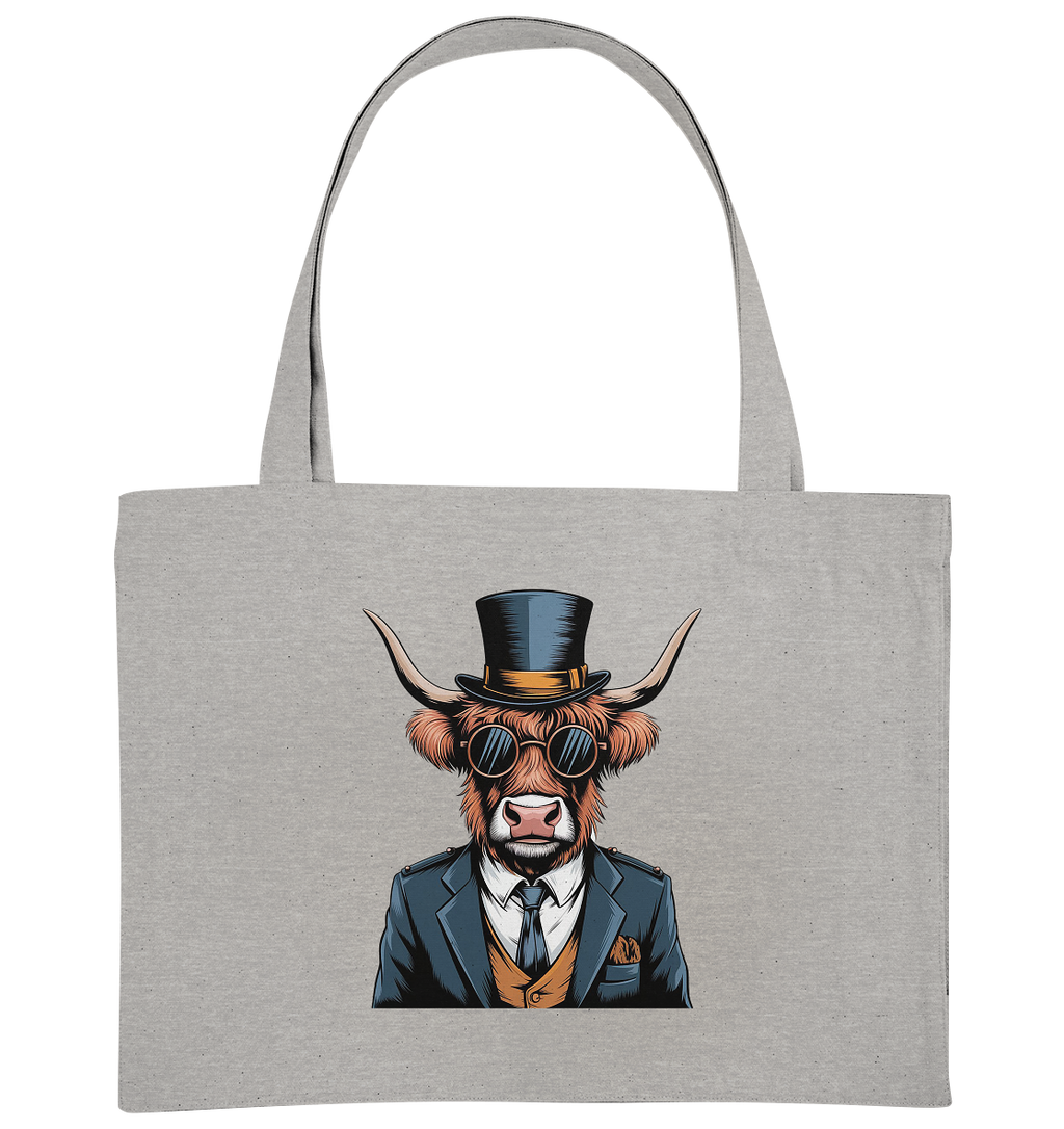 Highland Cow Steampunk - Organic Shopping-Bag