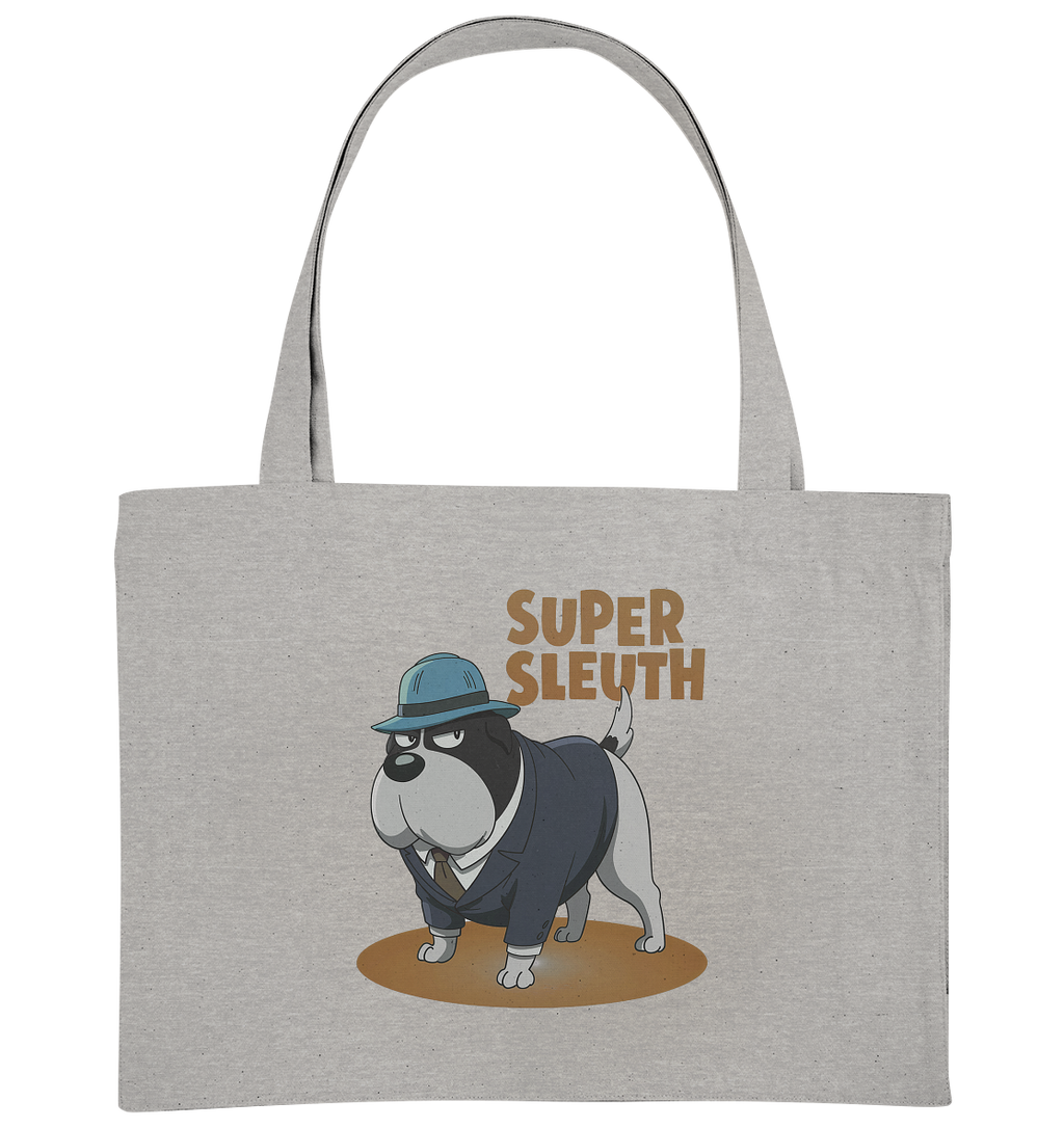 Hund Super Sleuth Detektiv - Organic Shopping-Bag