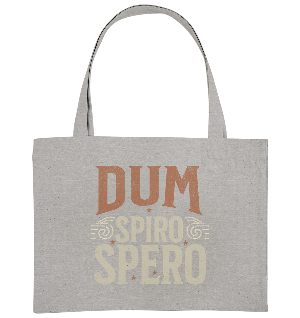Dum Spiro Spero - Solange ich atme, hoffe ich - Organic Shopping-Bag
