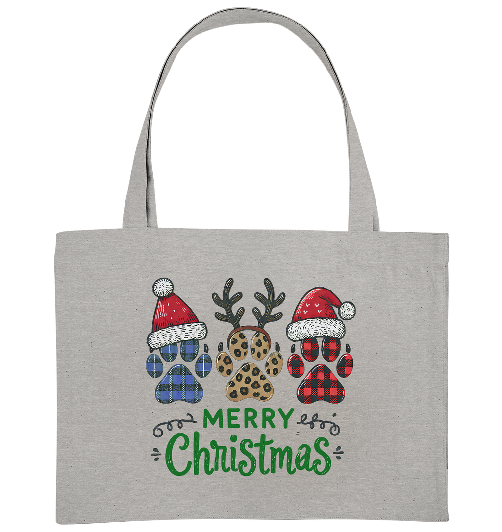 Paw Merry Christmas  - Organic Shopping-Bag