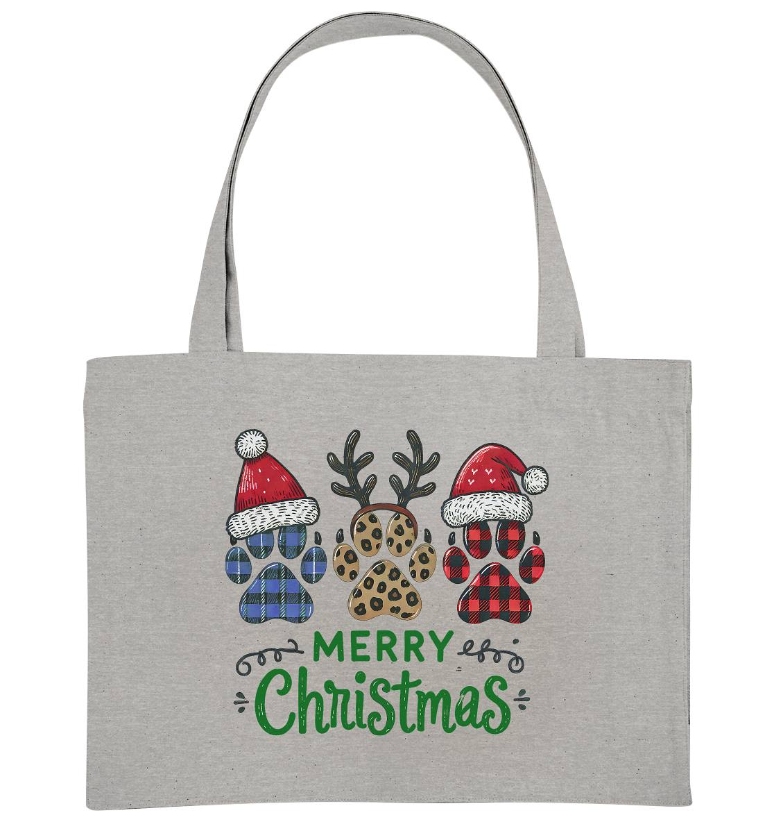 Paw Merry Christmas  - Organic Shopping-Bag