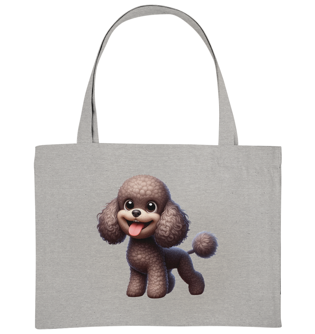Pudel Comic - personalisierbar - Organic Shopping-Bag