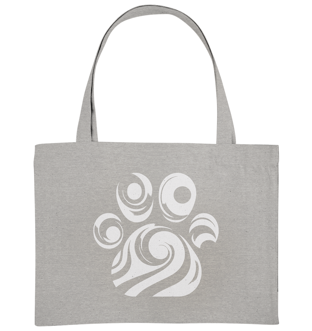 Pfote Design modern und abstrakt - Organic Shopping-Bag