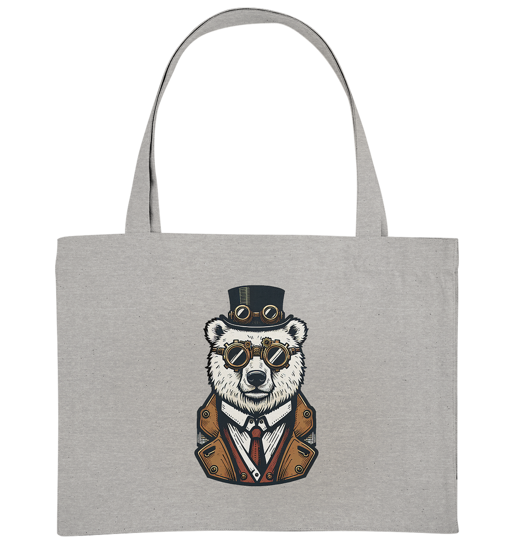 Eisbär Steampunk Polar Bear  - Organic Shopping-Bag