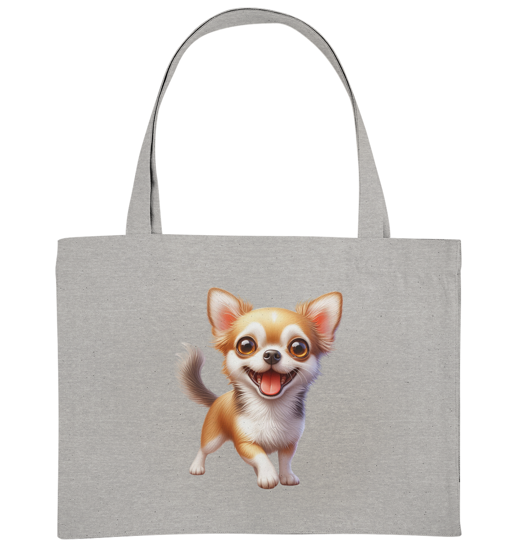 Chihuahua Cartoon - personalisierbar - Organic Shopping-Bag