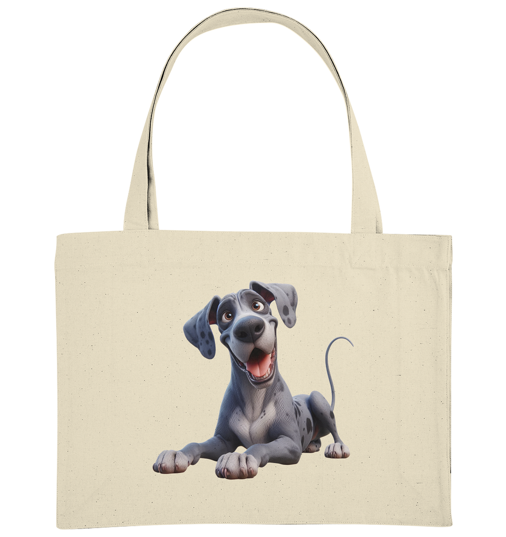 Dänische Dogge - personalisierbar - Organic Shopping-Bag