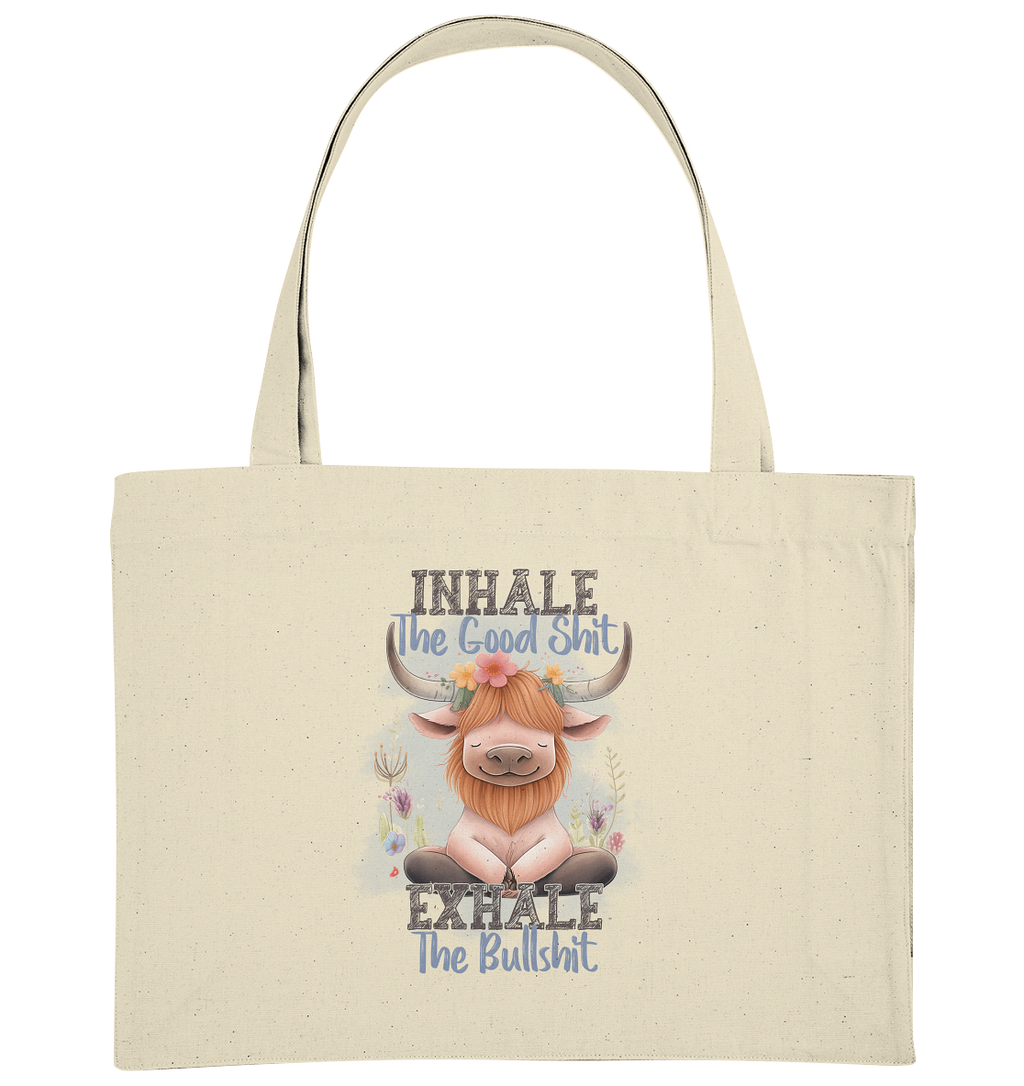 Yoga Highland Kuh - Organic Shopping-Bag