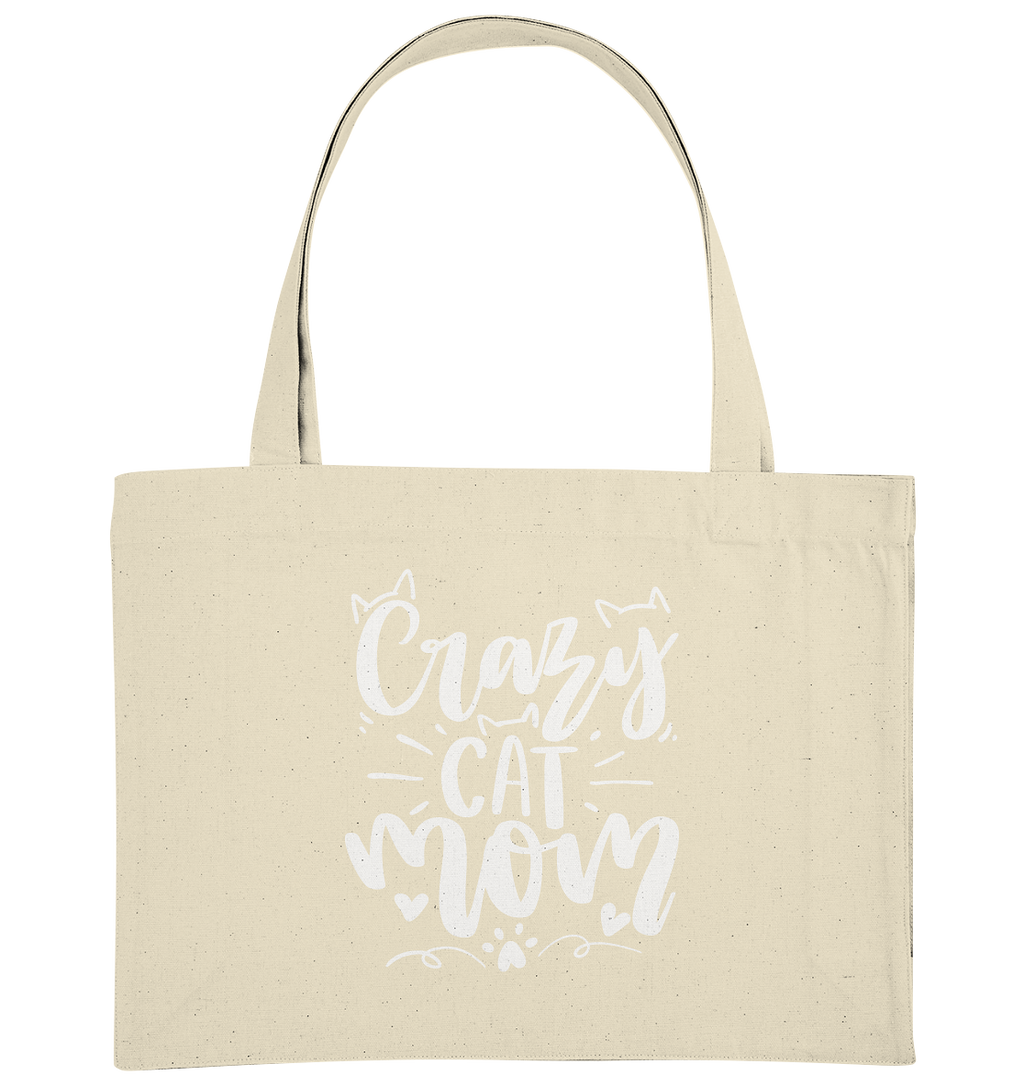Crazy cat Mom - Organic Shopping-Bag