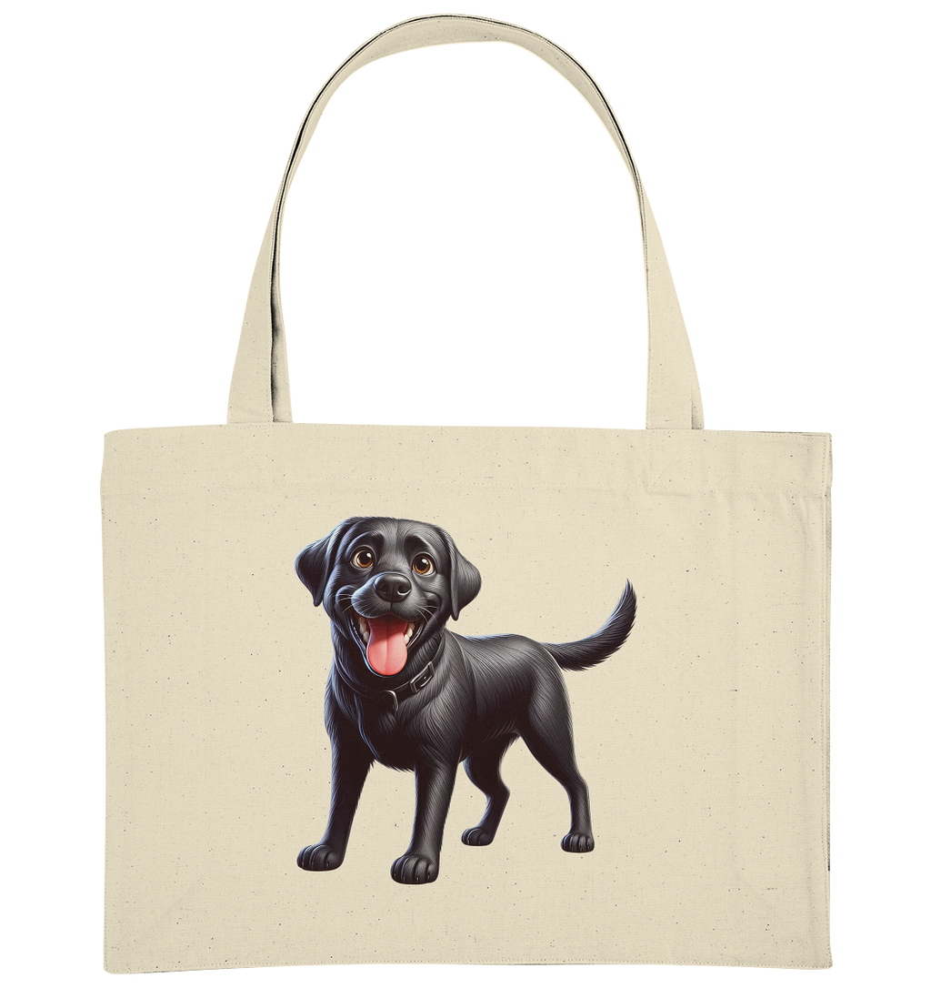 Cartoon Labrador Retreiver - personalisierbar - Organic Shopping-Bag