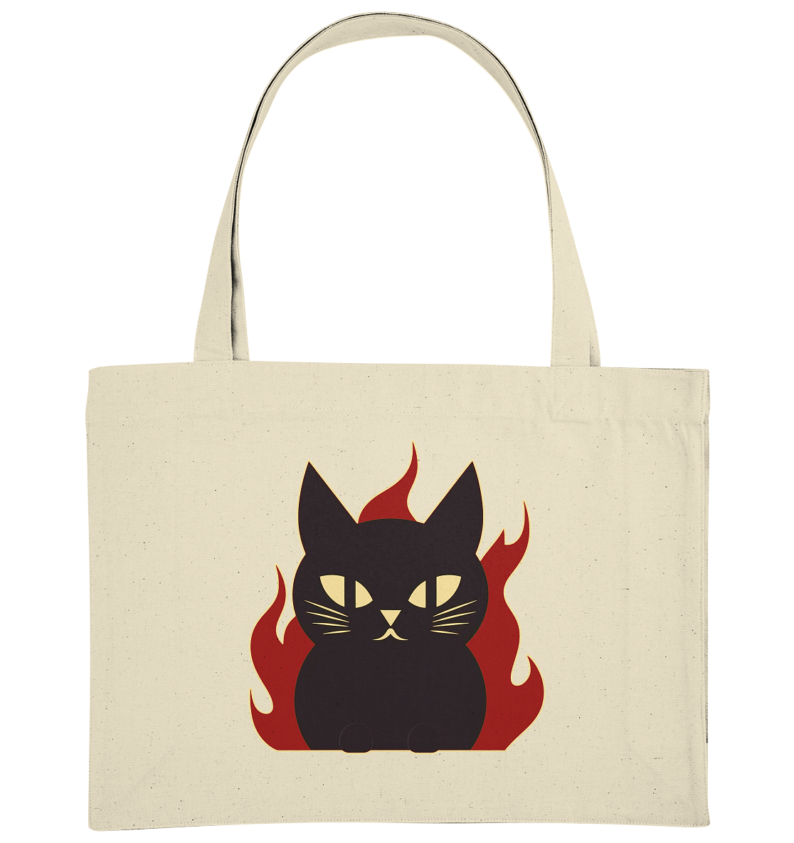 Devil Cat  illustration - Organic Shopping-Bag