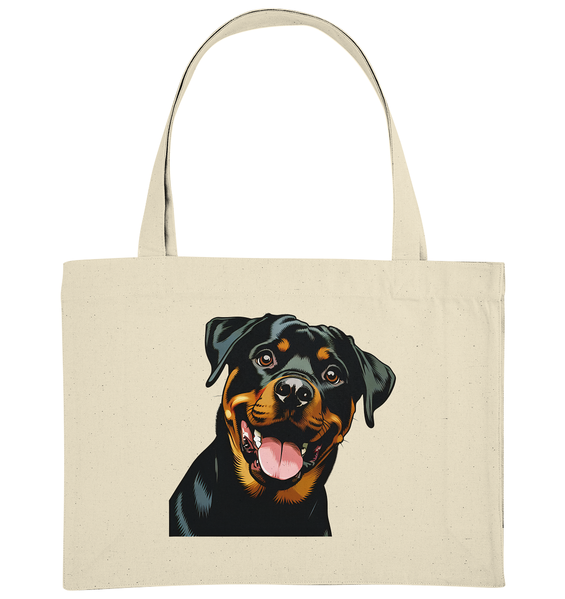 Rottweiler  Comic - personalisierbar - Organic Shopping-Bag