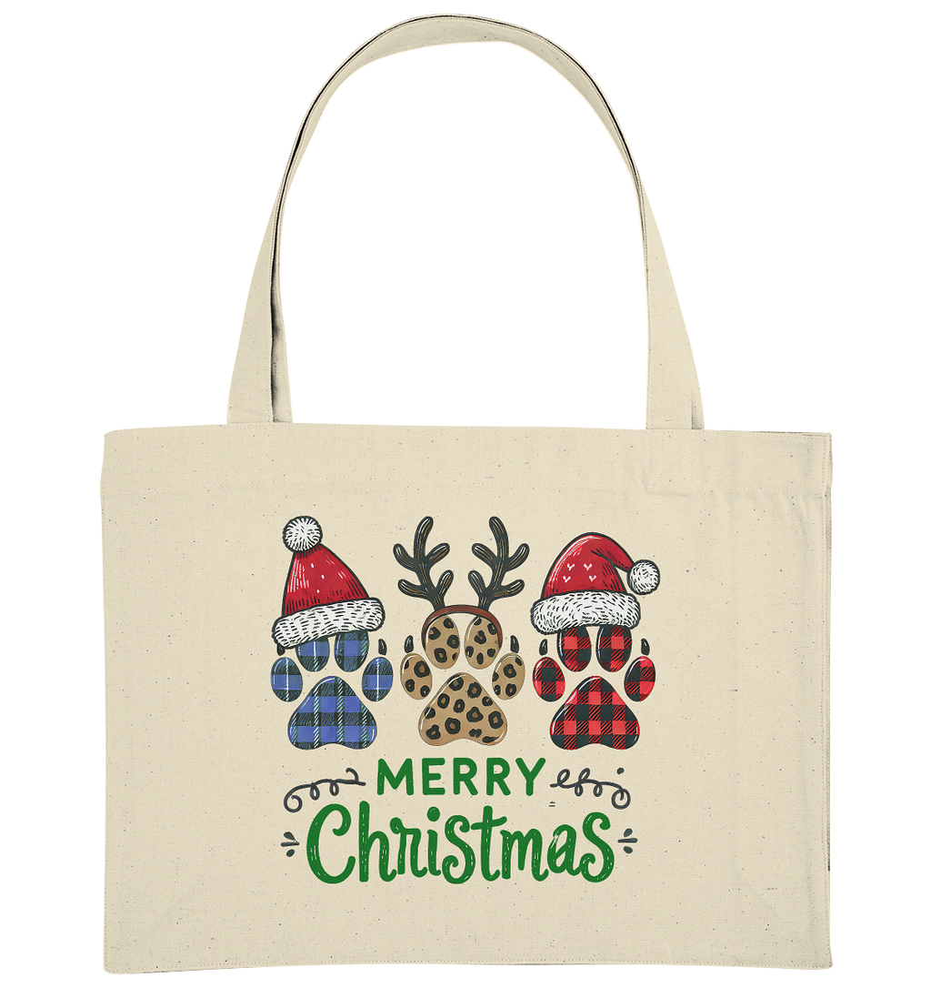 Paw Merry Christmas  - Organic Shopping-Bag