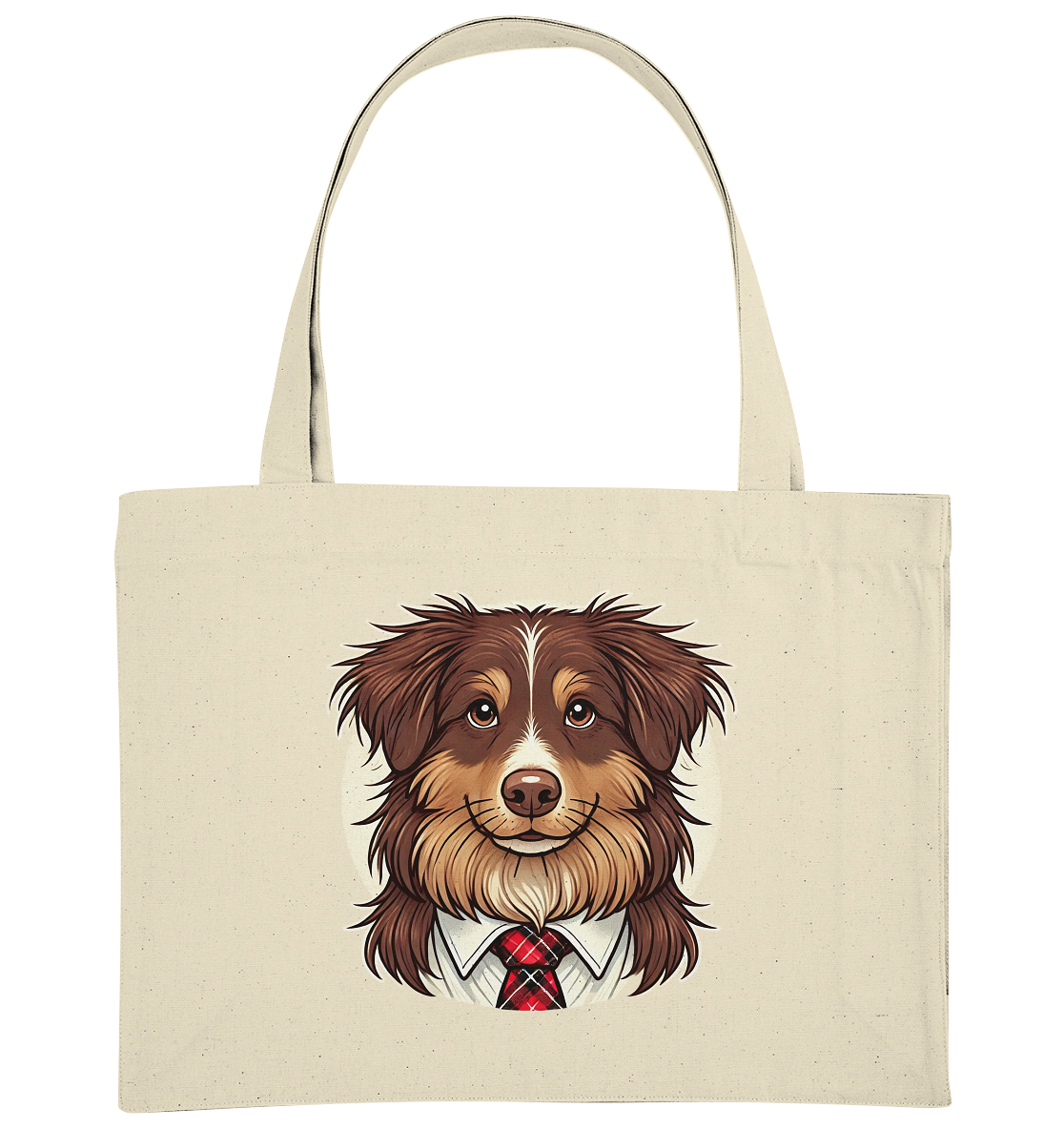 Cartoon Australian Shepherd  - Organic Shopping-Bag
