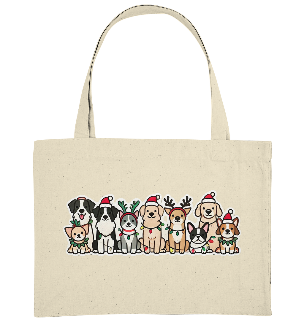 Weihnachten, Christmas Hunde - Organic Shopping-Bag