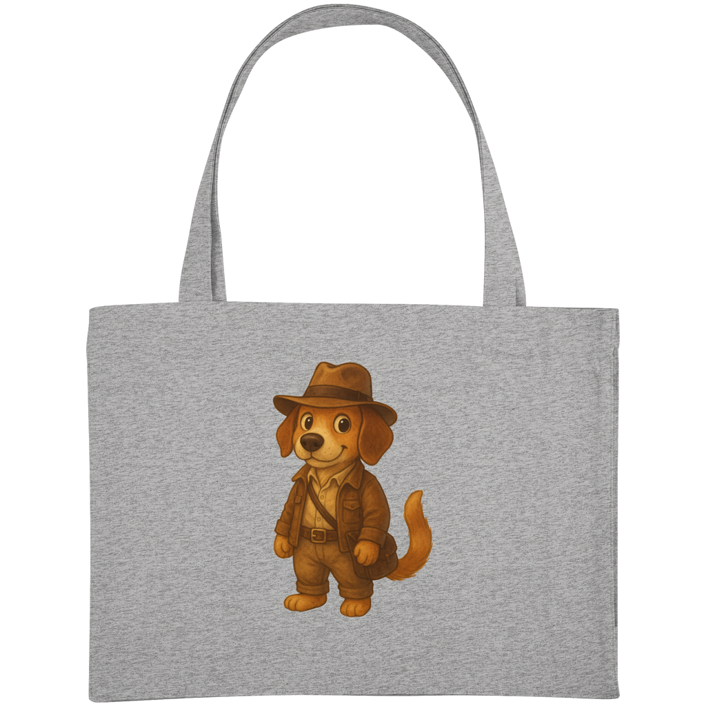 Abenteurer Hunde Cartoon  - Organic Shopping-Bag
