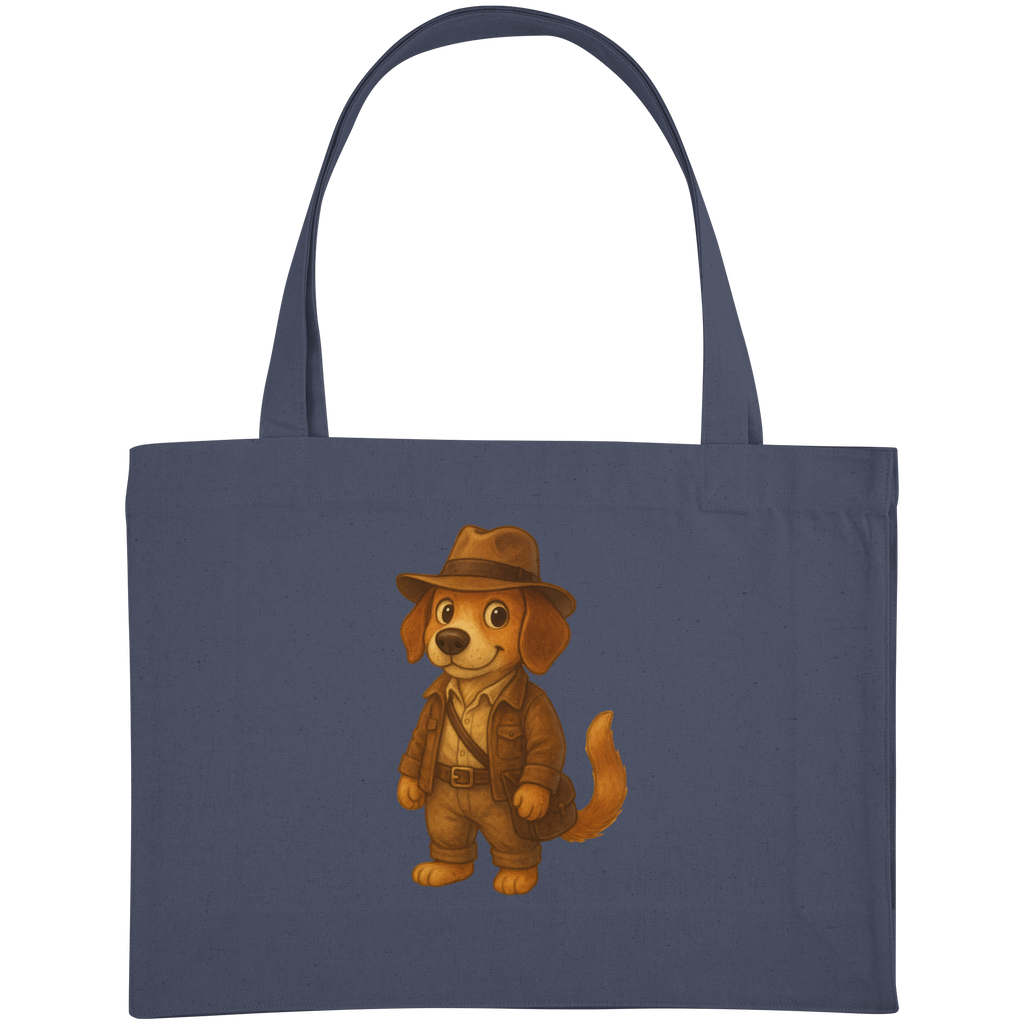 Abenteurer Hunde Cartoon  - Organic Shopping-Bag