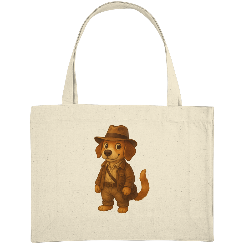 Abenteurer Hunde Cartoon  - Organic Shopping-Bag