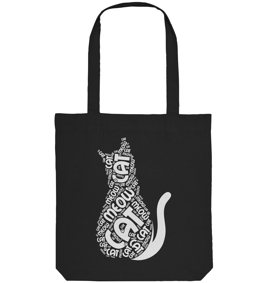 Katzen Cat slogan  - Organic Tote-Bag