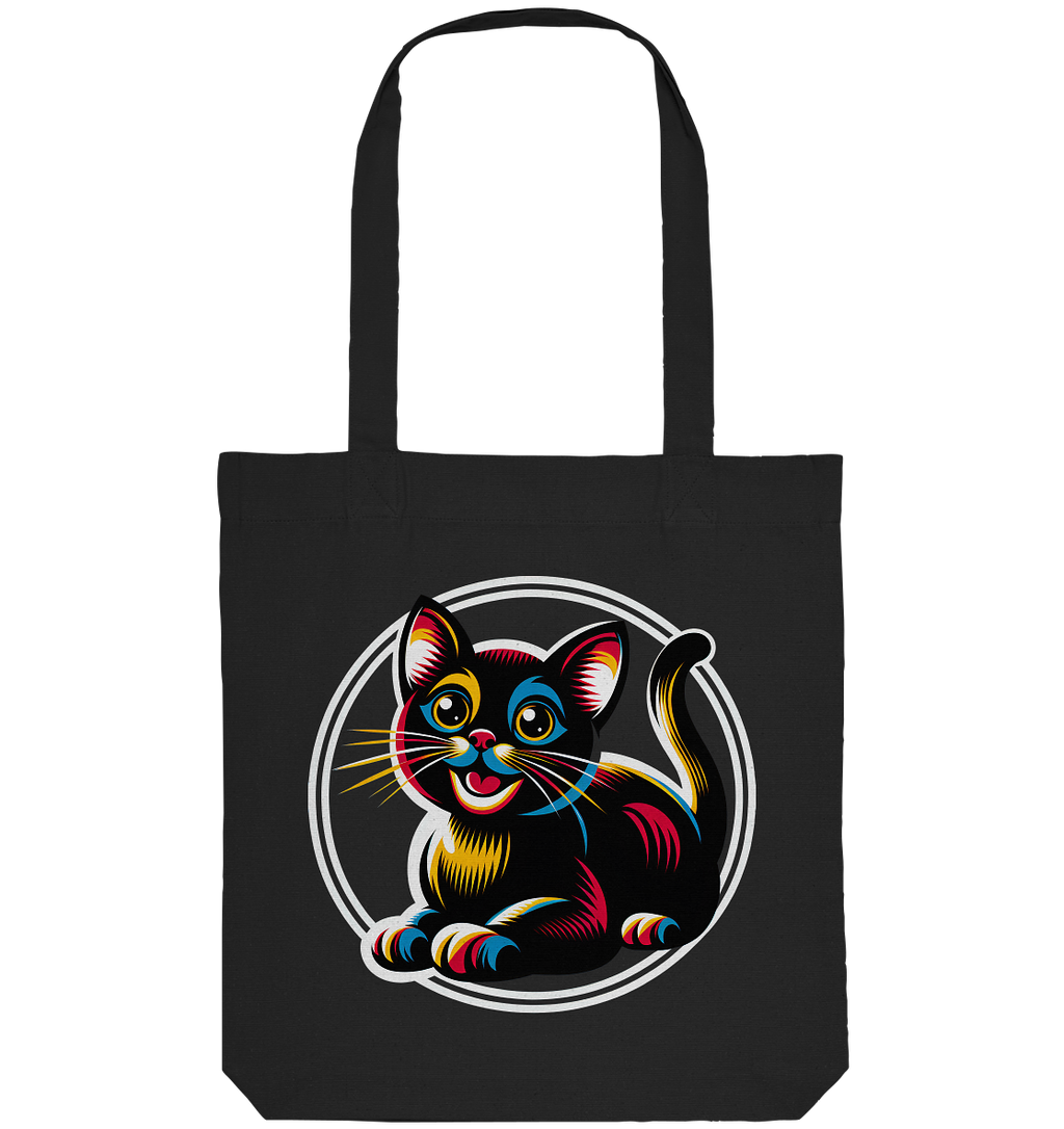 Kätzchen Pop Art - personalisierbar - Organic Tote-Bag