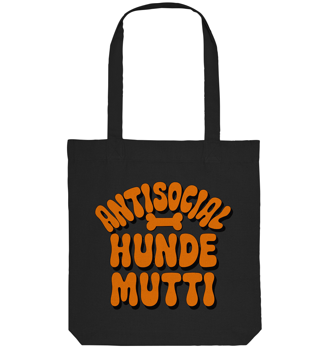 Antisocial Hunde Mutto - Organic Tote-Bag
