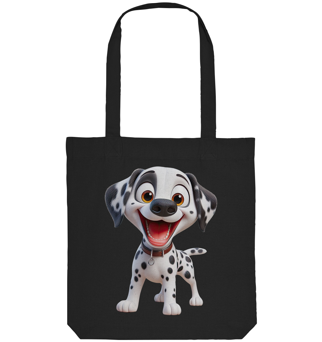 Dalmatina Cartoon - personalisierbar - Organic Tote-Bag