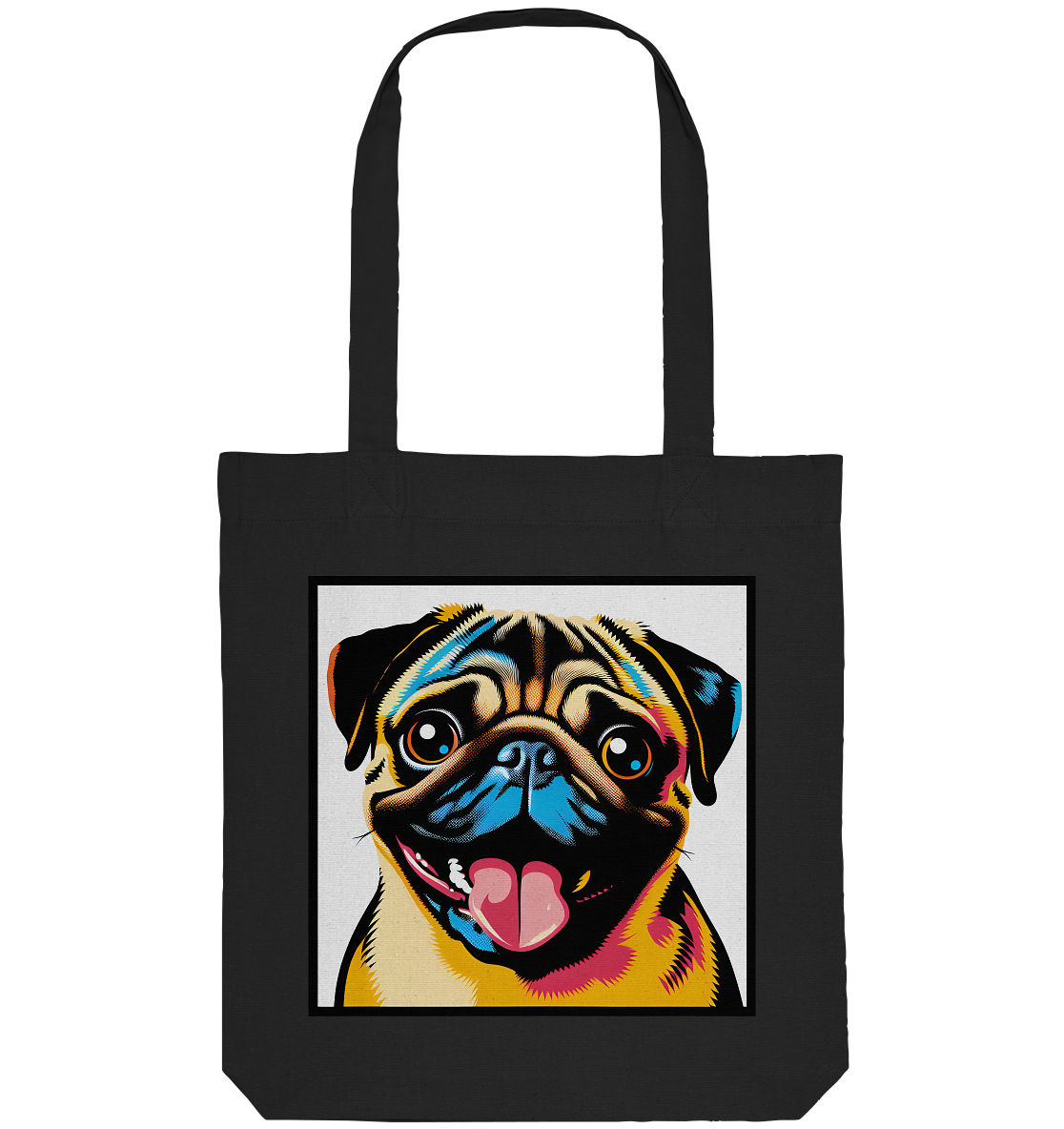 Mops Pop Art - Organic Tote-Bag