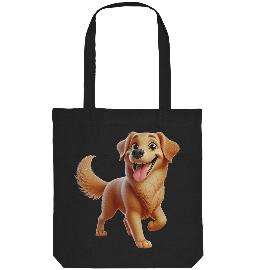 Golden Retriever Comic - personalisierbar - Organic Tote-Bag