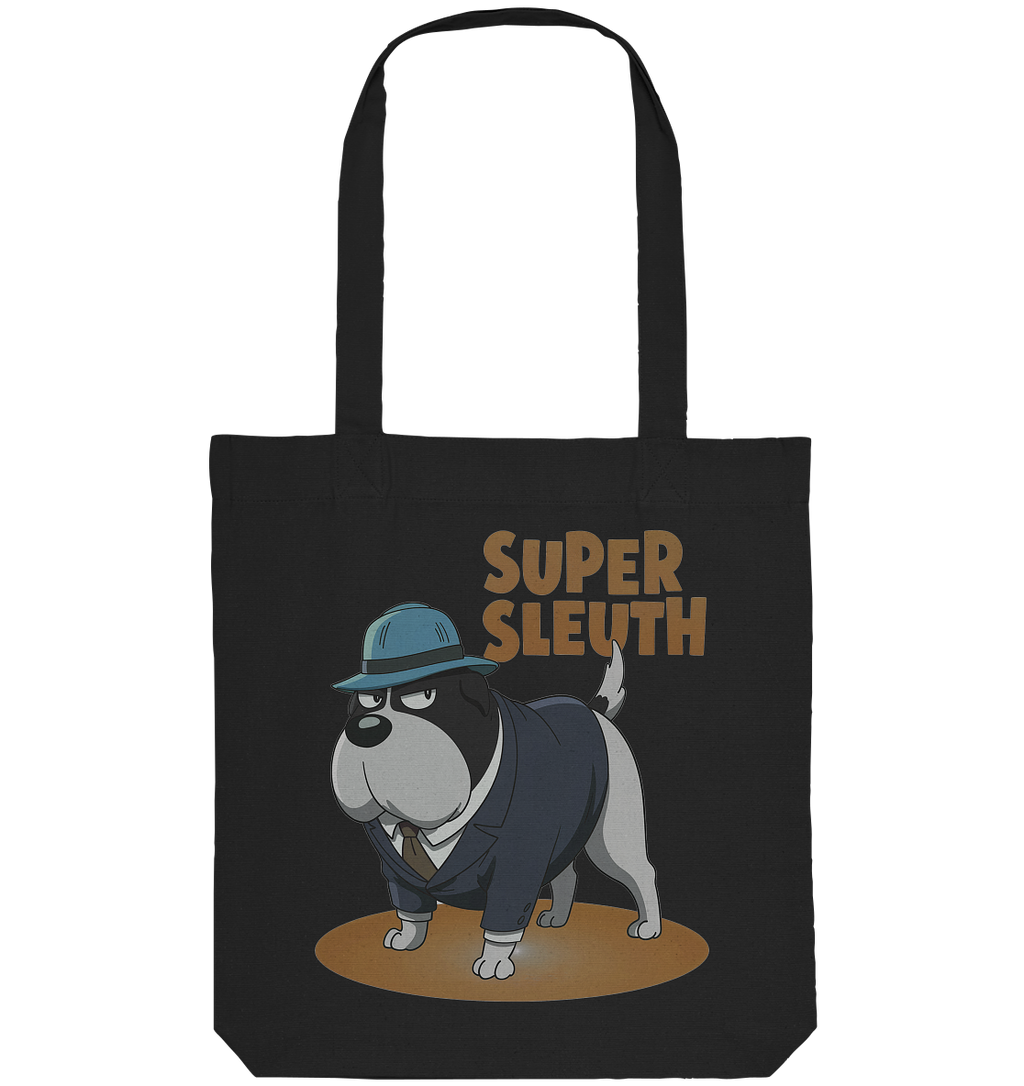 Hund Super Sleuth Detektiv - Organic Tote-Bag