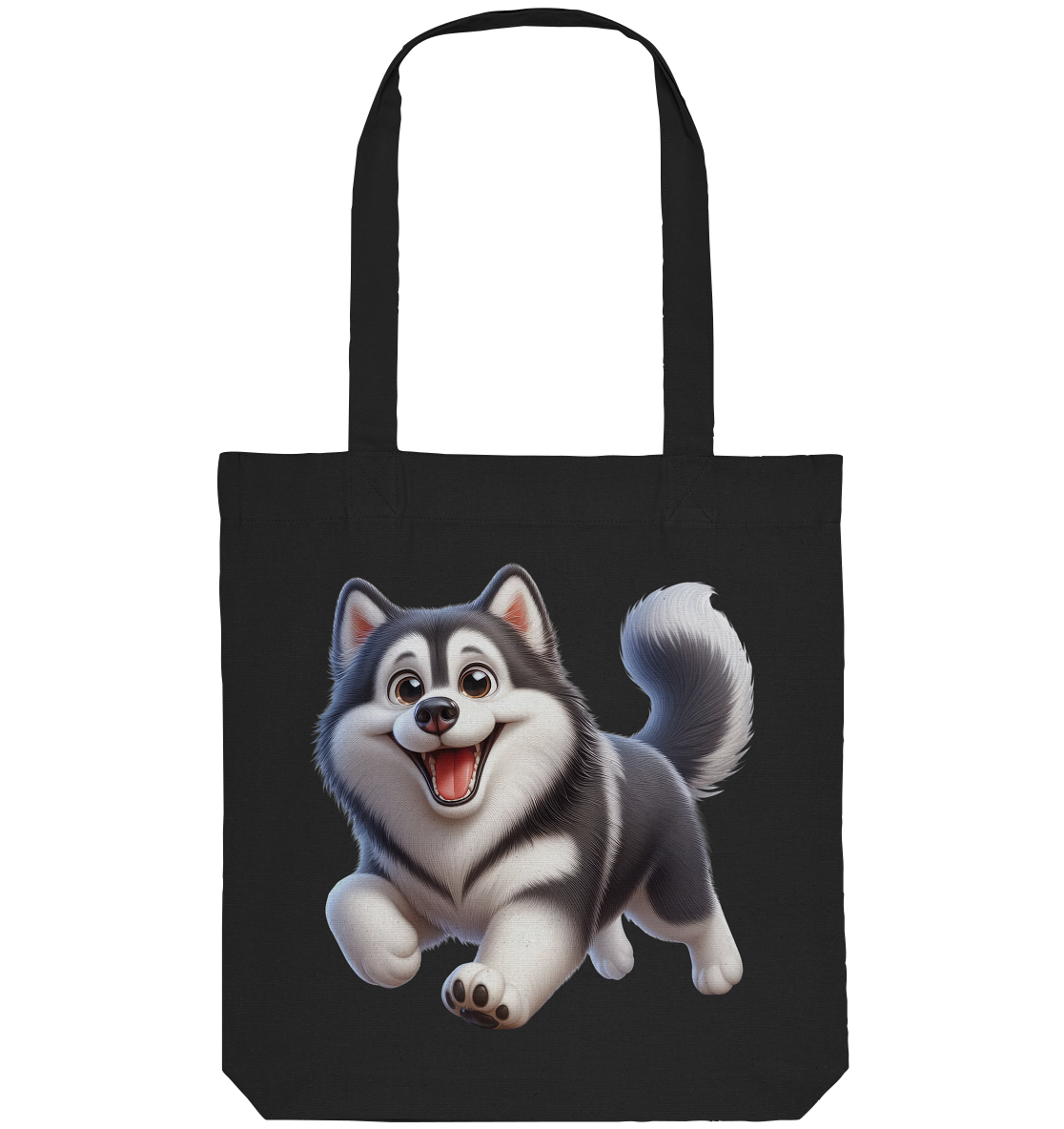 Husky Comic - personalisierbar - Organic Tote-Bag