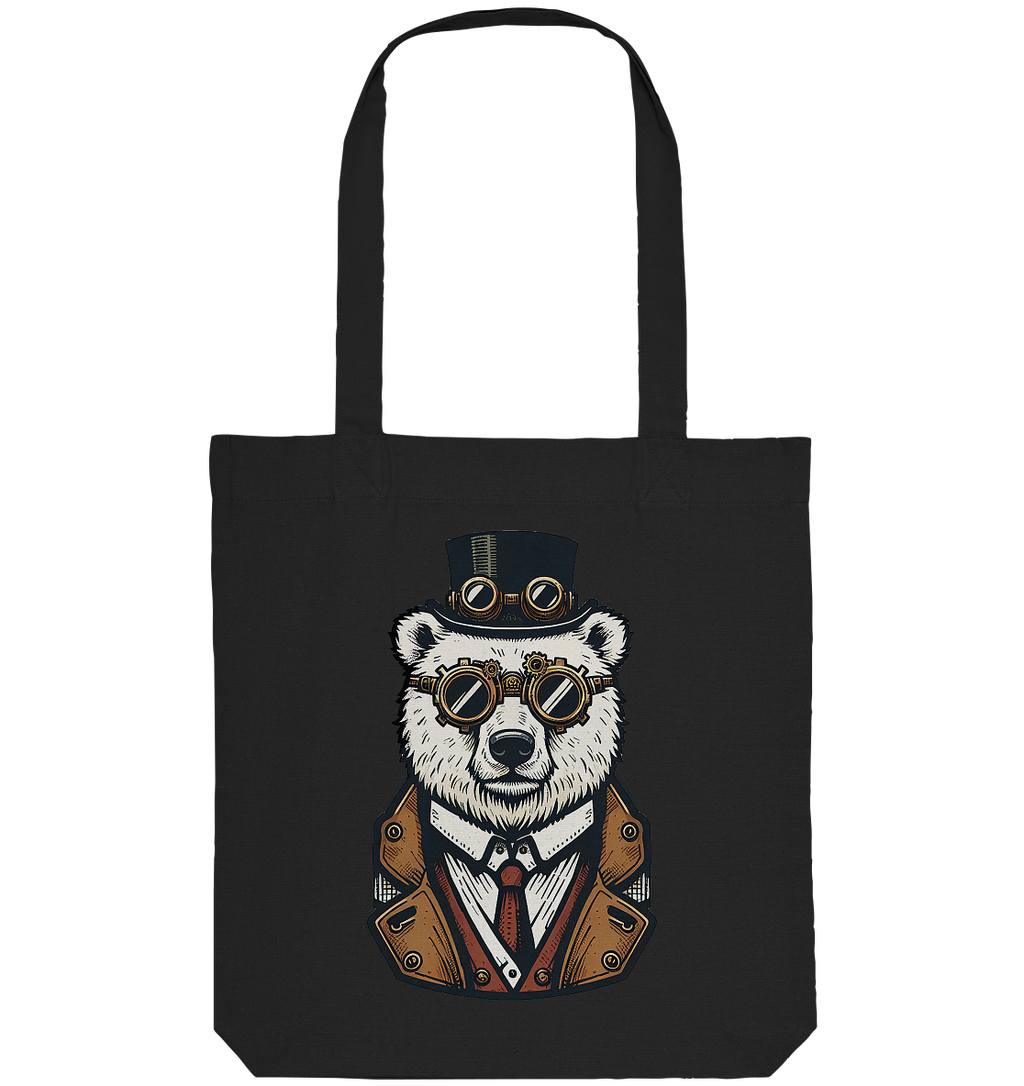 Eisbär Steampunk Polar Bear  - Organic Tote-Bag