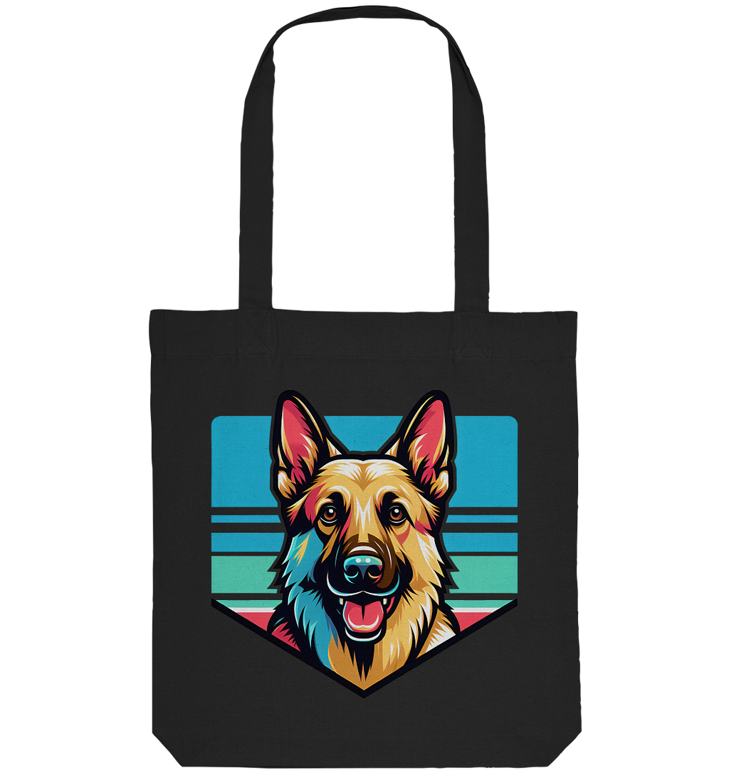 Schäferhund Pop Art - personalisierbar - Organic Tote-Bag