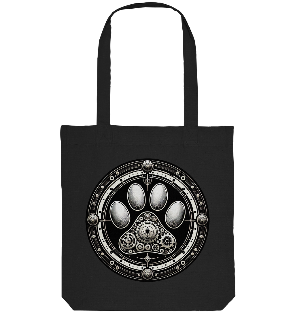 Pfote in Steam Punk Design - Organic Tote-Bag