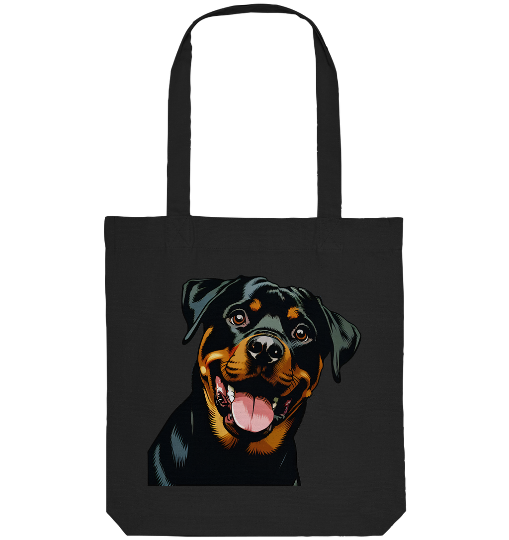 Rottweiler  Comic - personalisierbar - Organic Tote-Bag