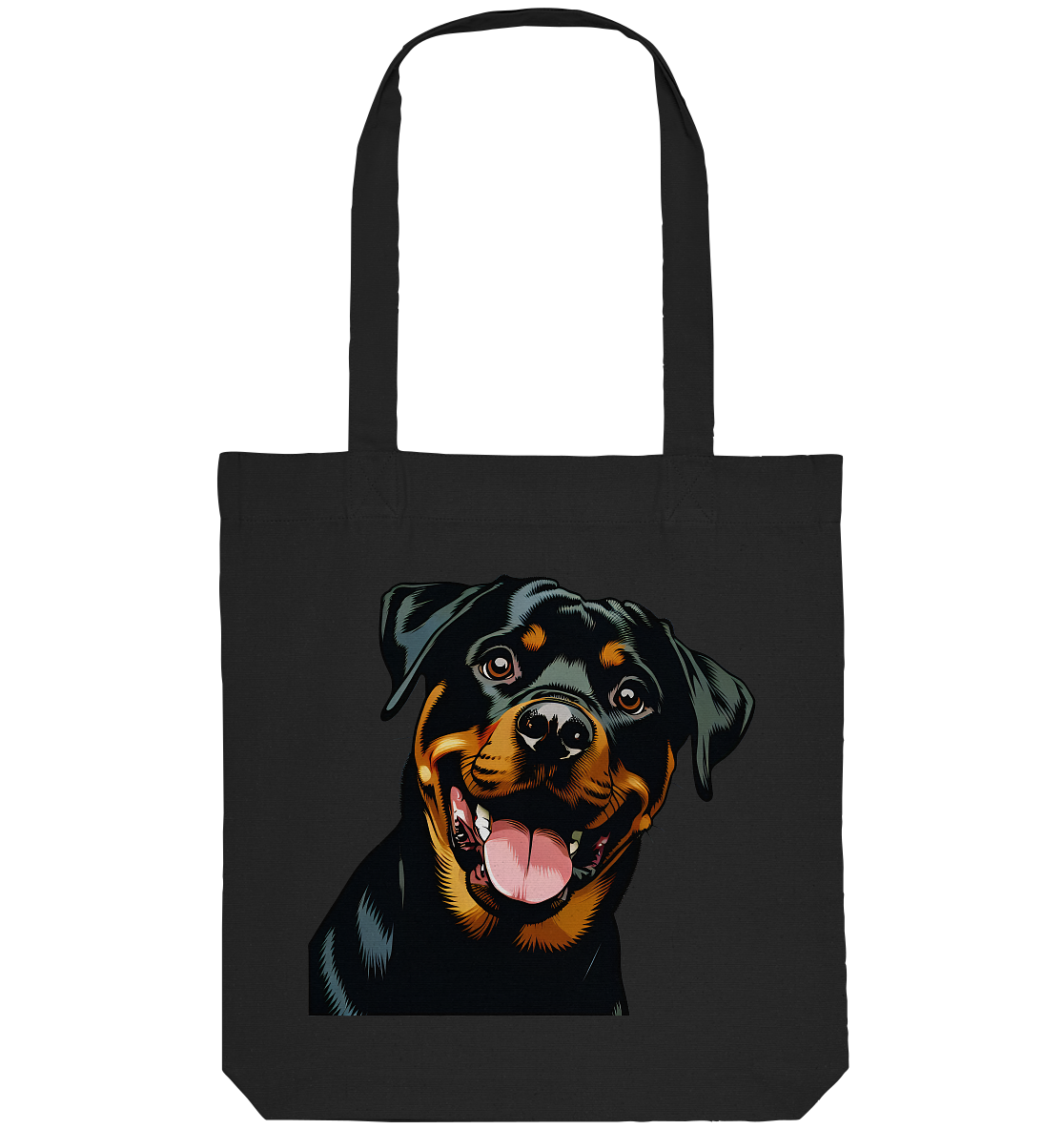 Rottweiler  Comic - personalisierbar - Organic Tote-Bag