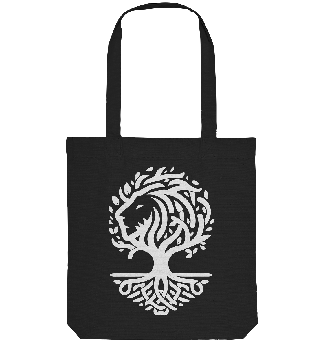 Keltischer Lebensbaum Löwe - Organic Tote-Bag
